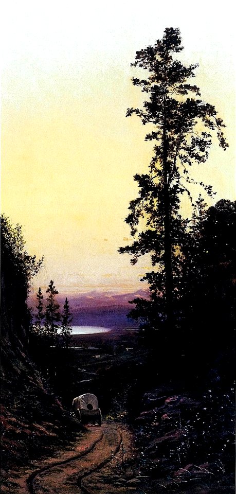 'Road to Donner Lake' by Jules Tavernier