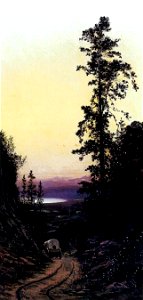 'Road to Donner Lake' by Jules Tavernier