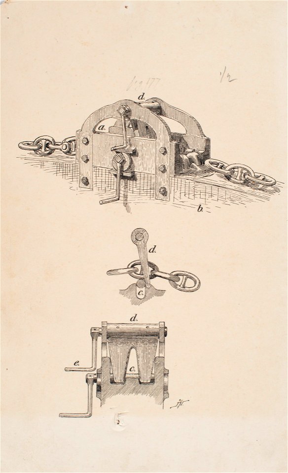 Teckning - Sjöhistoriska museet - 1971-144-4