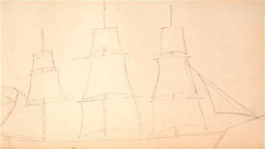 Teckning - Sjöhistoriska museet - OB 145