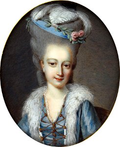 Teafilija Sapieha (Jabłanoŭskaja). Тэафілія Сапега (Ябланоўская) (M. Huin, 1760)
