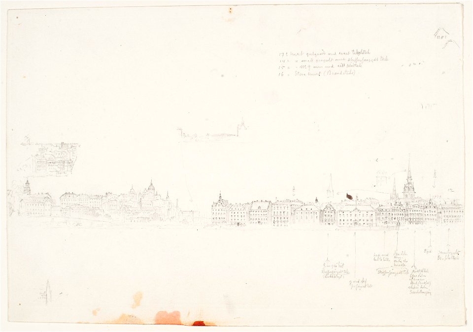 Teckning - Sjöhistoriska museet - OB 376