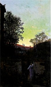 'Au revour' by Jules Tavernier, 1876
