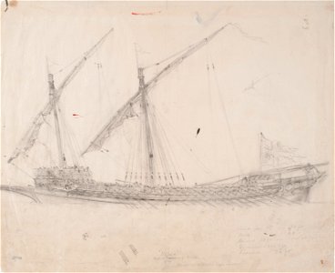 Teckning - Sjöhistoriska museet - OB 177