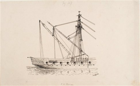 Teckning - Sjöhistoriska museet - OB 414