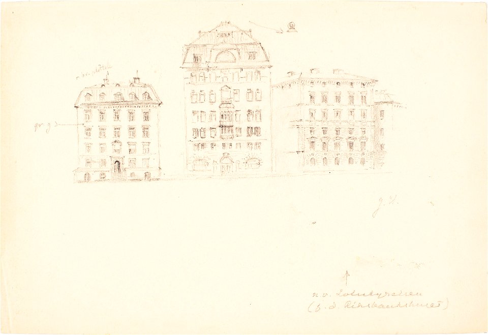 Teckning - Sjöhistoriska museet - OB 375