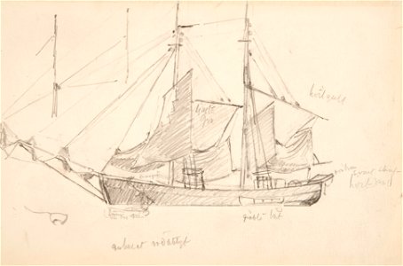Teckning - Sjöhistoriska museet - OB 142