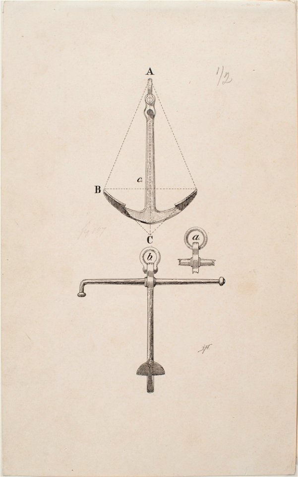 Teckning - Sjöhistoriska museet - OB 471