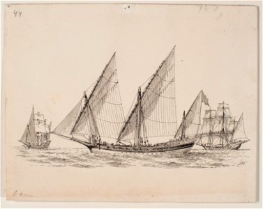 Teckning - Sjöhistoriska museet - OB 405