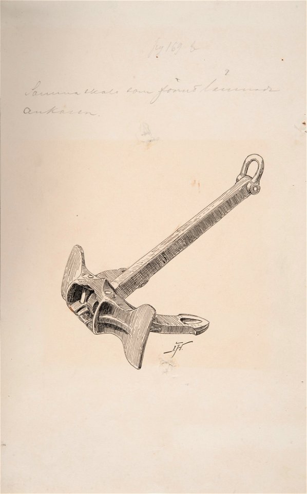 Teckning - Sjöhistoriska museet - OB 479