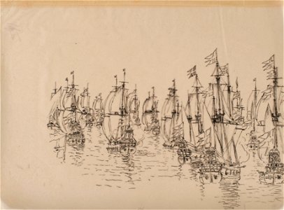 Teckning - Sjöhistoriska museet - OB 734-741 6