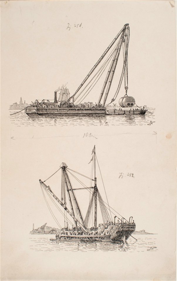 Teckning - Sjöhistoriska museet - OB 509