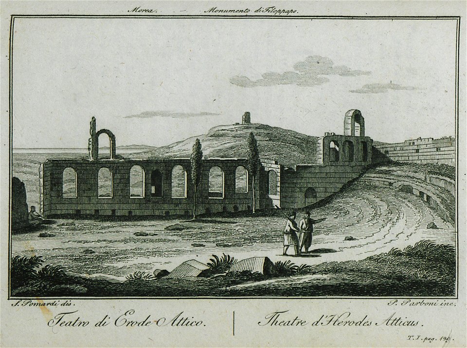 Teatro di Erode Attico - Pomardi Simone - 1820