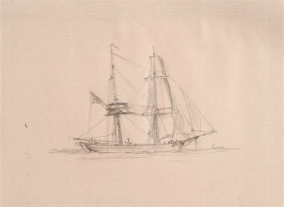 Teckning - Sjöhistoriska museet - OB 707