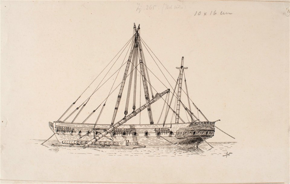 Teckning - Sjöhistoriska museet - OB 417