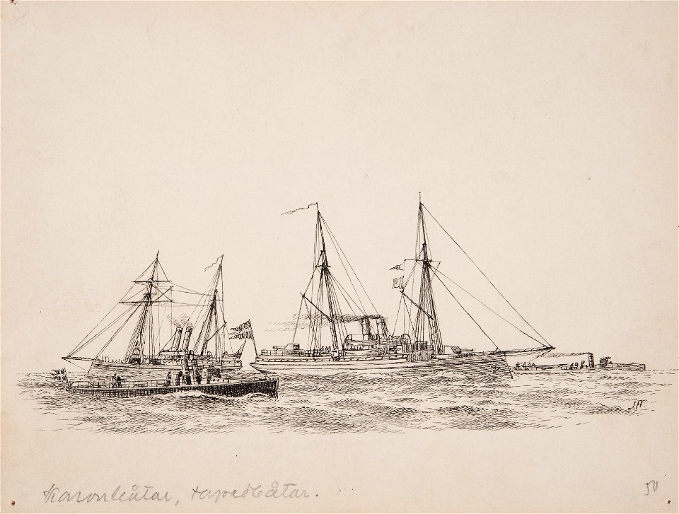 Teckning - Sjöhistoriska museet - OB 777