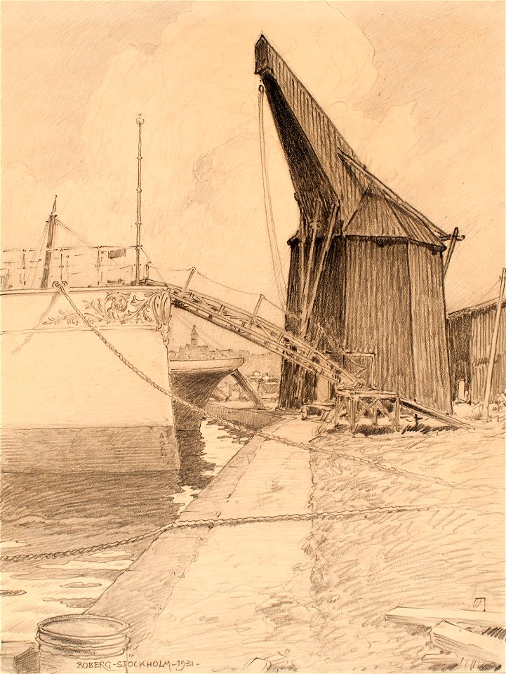 Teckning - Sjöhistoriska museet - OB 610