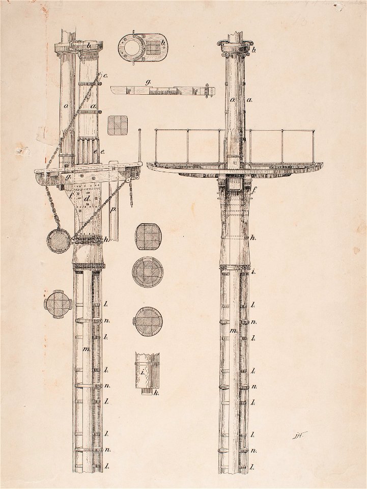 Teckning - Sjöhistoriska museet - OB 410