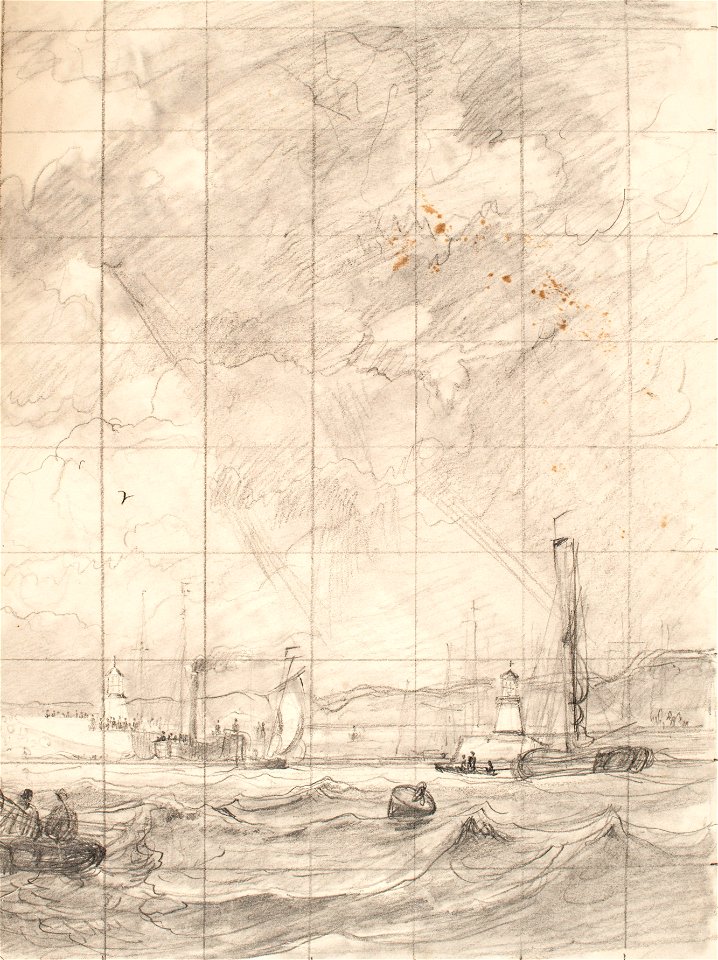 Teckning - Sjöhistoriska museet - 1952-04-18
