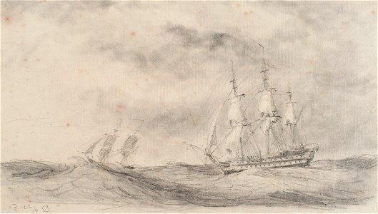 Teckning - Sjöhistoriska museet - OB 73