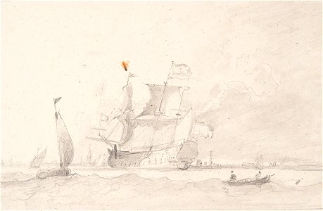 Teckning - Sjöhistoriska museet - 1952-04-26