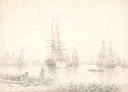 Teckning - Sjöhistoriska museet - 1952-04-34
