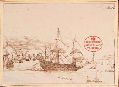 Teckning - Sjöhistoriska museet - OB 100