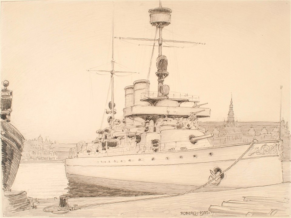 Teckning - Sjöhistoriska museet - OB 616