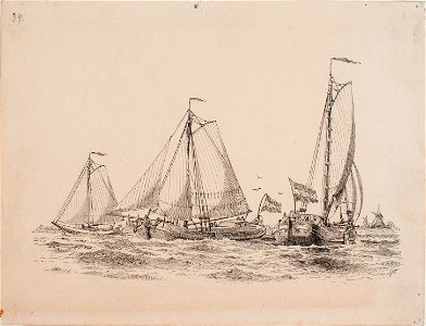 Teckning - Sjöhistoriska museet - OB 403