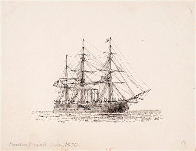 Teckning - Sjöhistoriska museet - OB 774