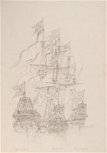 Teckning - Sjöhistoriska museet - OB 733