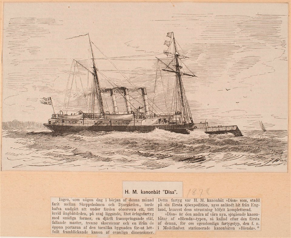 Teckning - Sjöhistoriska museet - OB 219