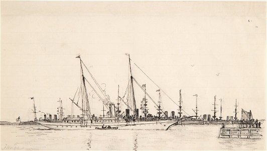 Teckning - Sjöhistoriska museet - OB 751