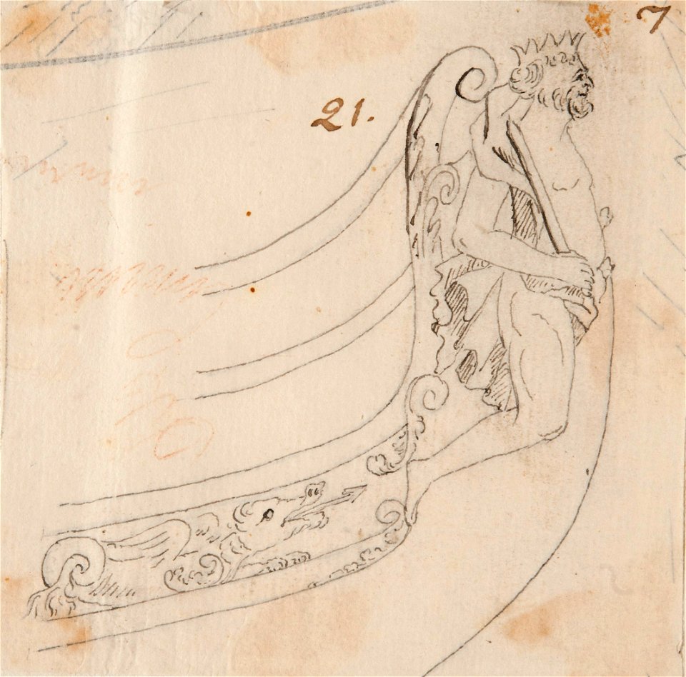 Teckning - Sjöhistoriska museet - SB 1384b