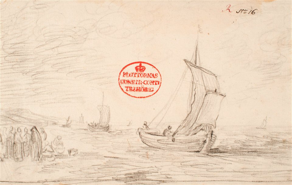 Teckning - Sjöhistoriska museet - OB 97