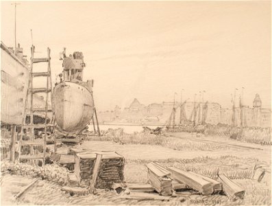Teckning - Sjöhistoriska museet - OB 619