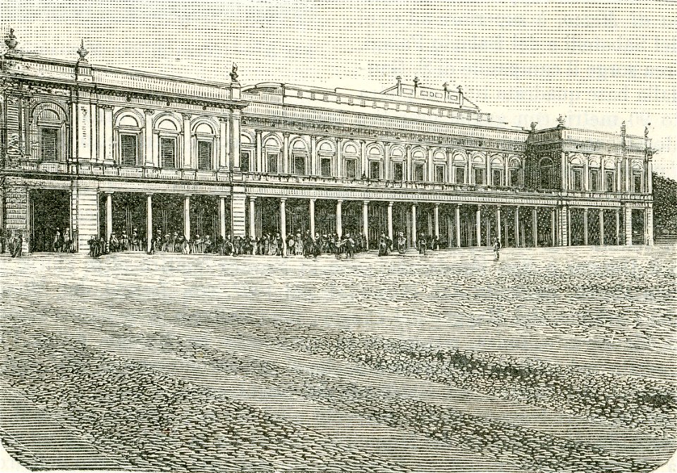 Teatro nuovo di Novara xilografia