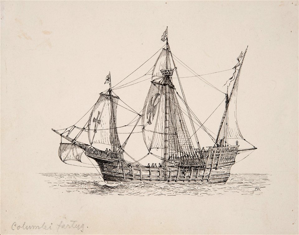 Teckning - Sjöhistoriska museet - SB 1434