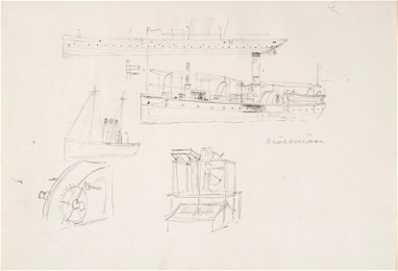 Teckning - Sjöhistoriska museet - OB 791