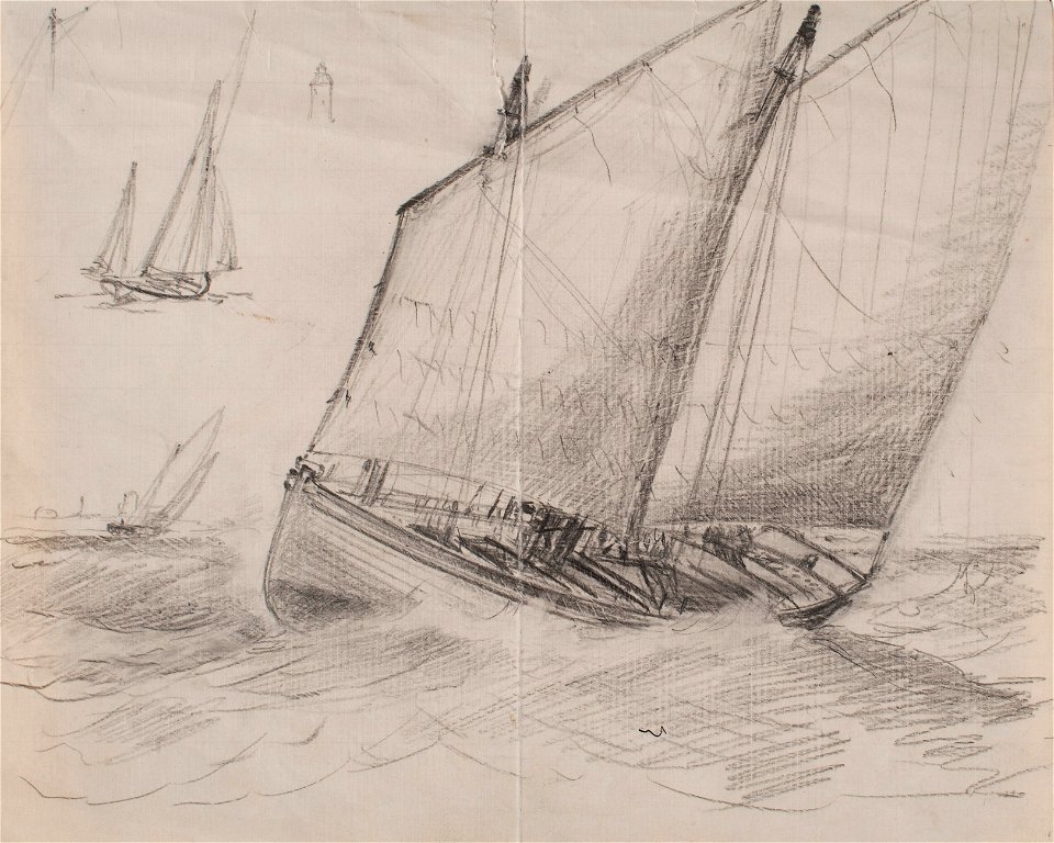 Teckning - Sjöhistoriska museet - OB 793