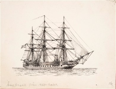 Teckning - Sjöhistoriska museet - OB 773