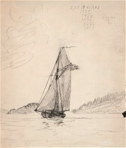 Teckning - Sjöhistoriska museet - SB 1430