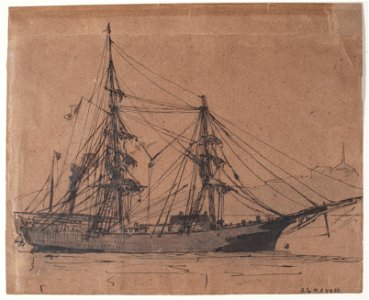 Teckning - Sjöhistoriska museet - SB 13