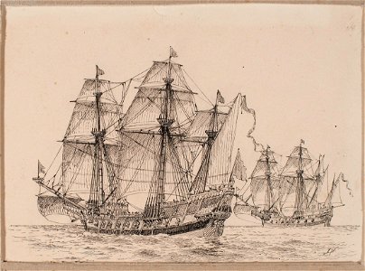 Teckning - Sjöhistoriska museet - OB 290
