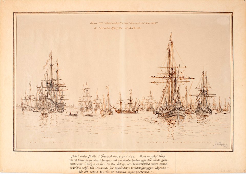 Teckning - Sjöhistoriska museet - OB 230