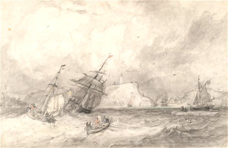 Teckning - Sjöhistoriska museet - 1952-04-16