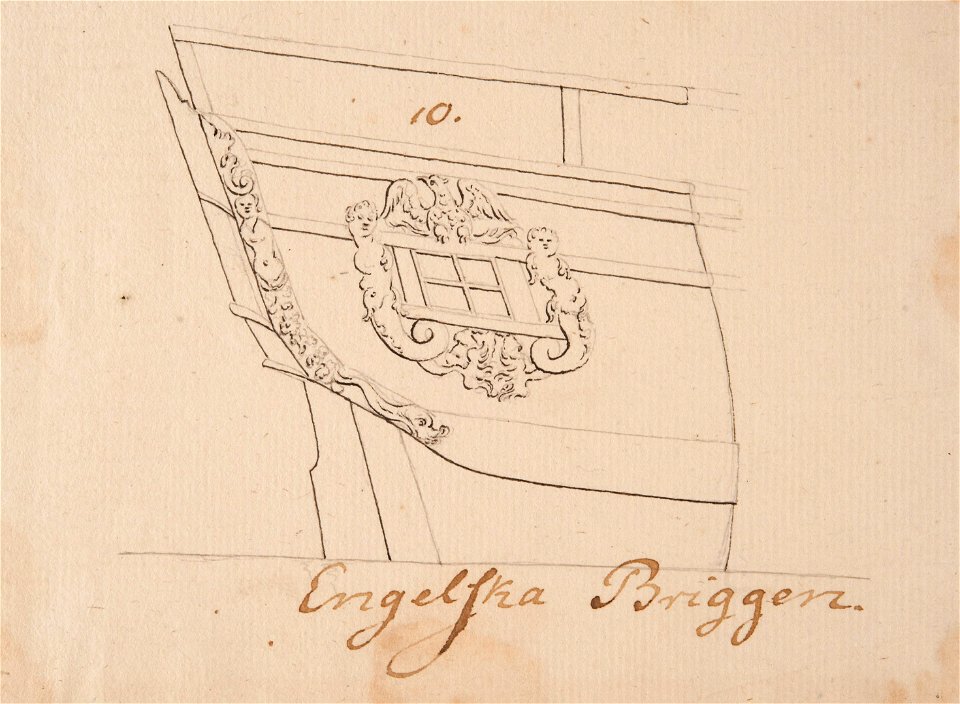 Teckning - Sjöhistoriska museet - SB 1372