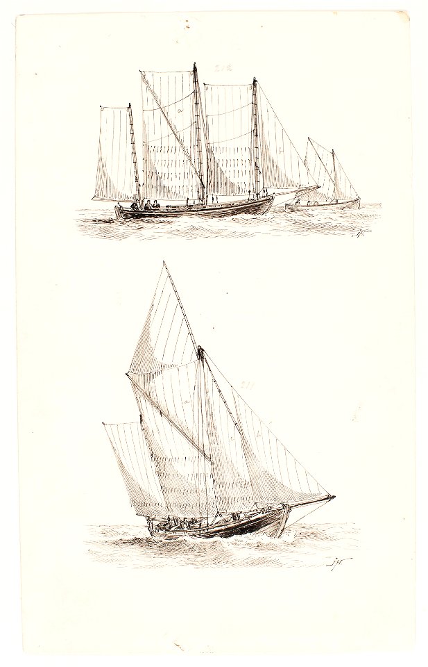 Teckning - Sjöhistoriska museet - OB 379