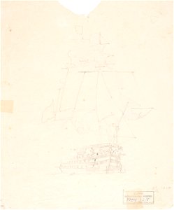 Teckning - Sjöhistoriska museet - 1954-12.5