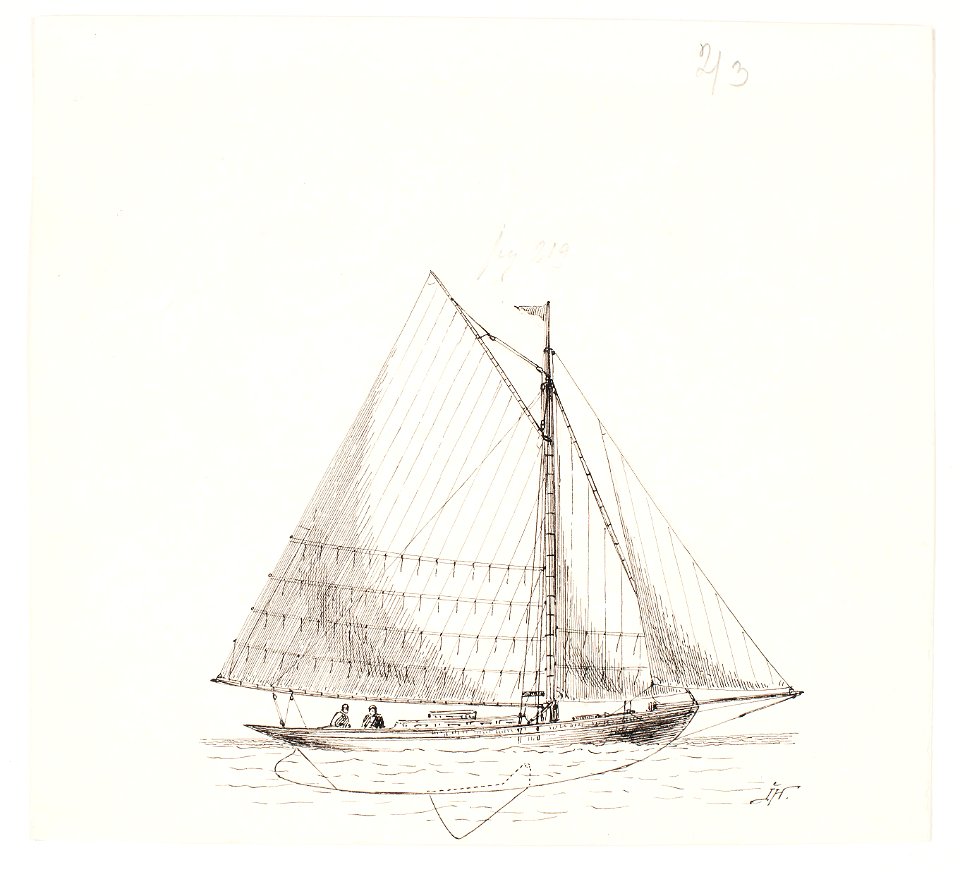 Teckning - Sjöhistoriska museet - OB 260